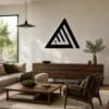 Allah Name Triangle - Kufic Calligraphy - Metal Wall Art ..