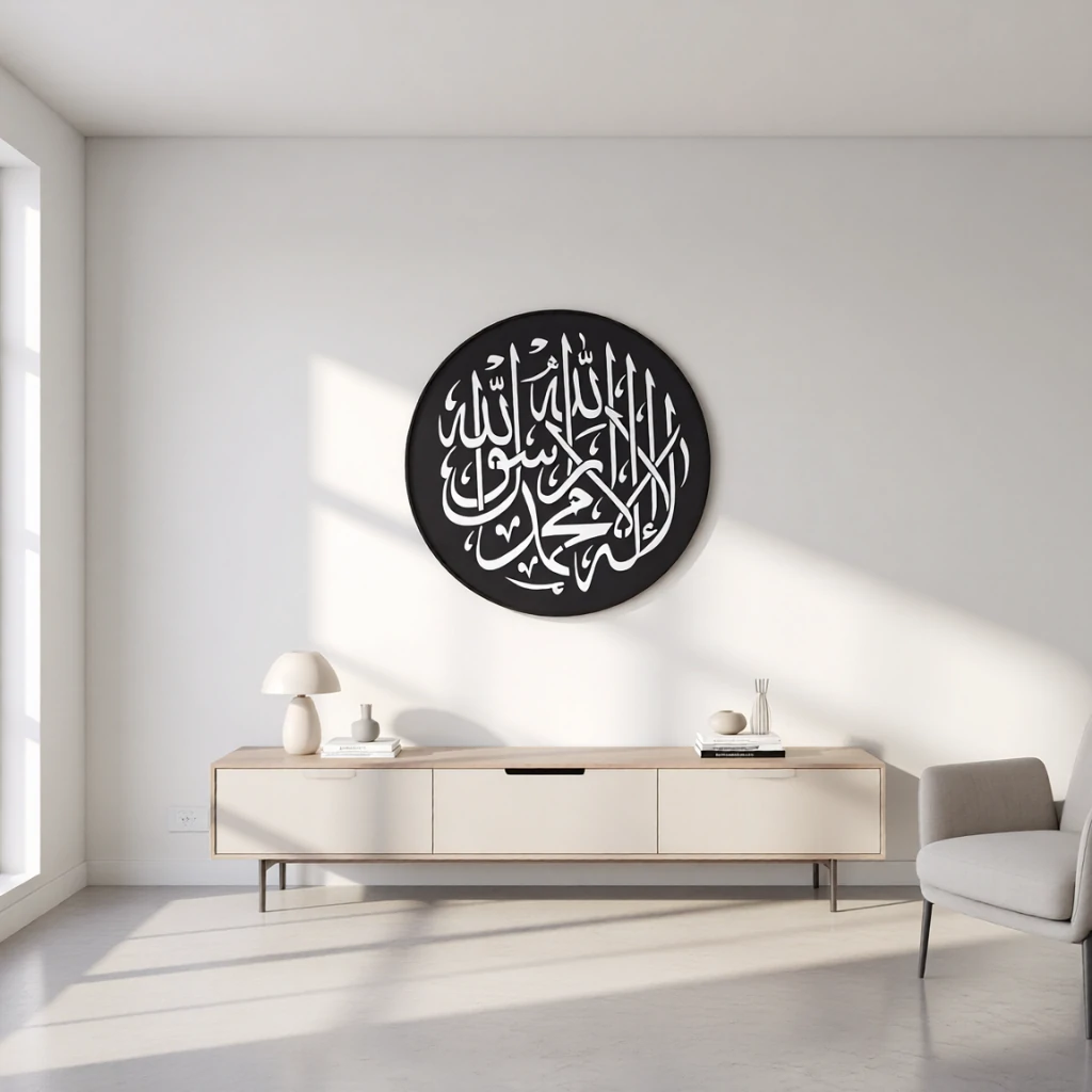 Kalma Tayyaba Calligraphy - Metal Wall Art - PAKDM