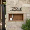 Line - Name & Numbers - 15" - House Number Plate PAKDM