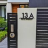 Line - Name & Numbers & Name - 18" House Number Plate PAKDM