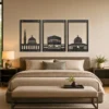 Masjid Al Haram, Al Nabawi, Al Aqsa - Metal Wall Art - PAKDM..