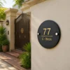 Round - 12 x 12 - Gold - House Nameplate PAKDM Round - 12 x 12 - Gold - House Nameplate PAKDM
