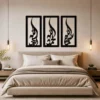 Subhan Allah, Alhamdulillah, Allah hu Akbar - Calligraphy - Metal Wall Art - PAKDM..